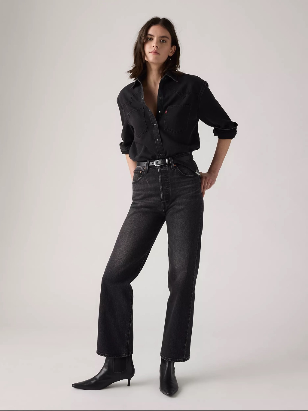 Levi’s Ribcage Straight Ankle Jeans